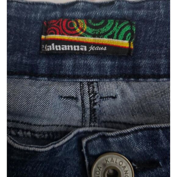 Kalonaowa Women’s Blue Jeans Straight Cut Slim Size Medium - Picture 7 of 7